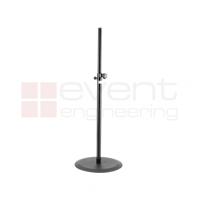 K&M 26735 Black Round Base Speaker Stand