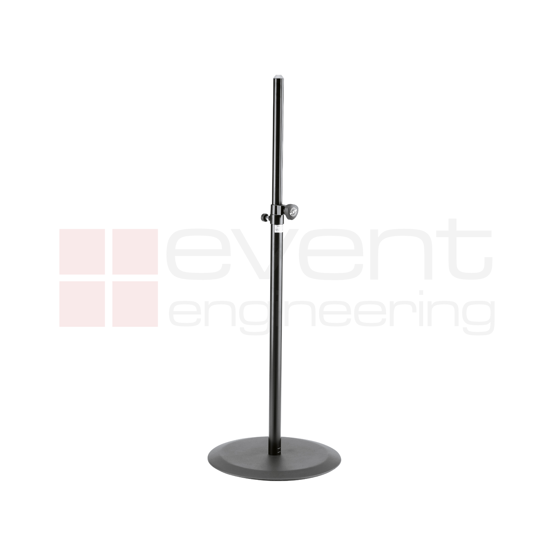 K&M 26735 Black Round Base Speaker Stand