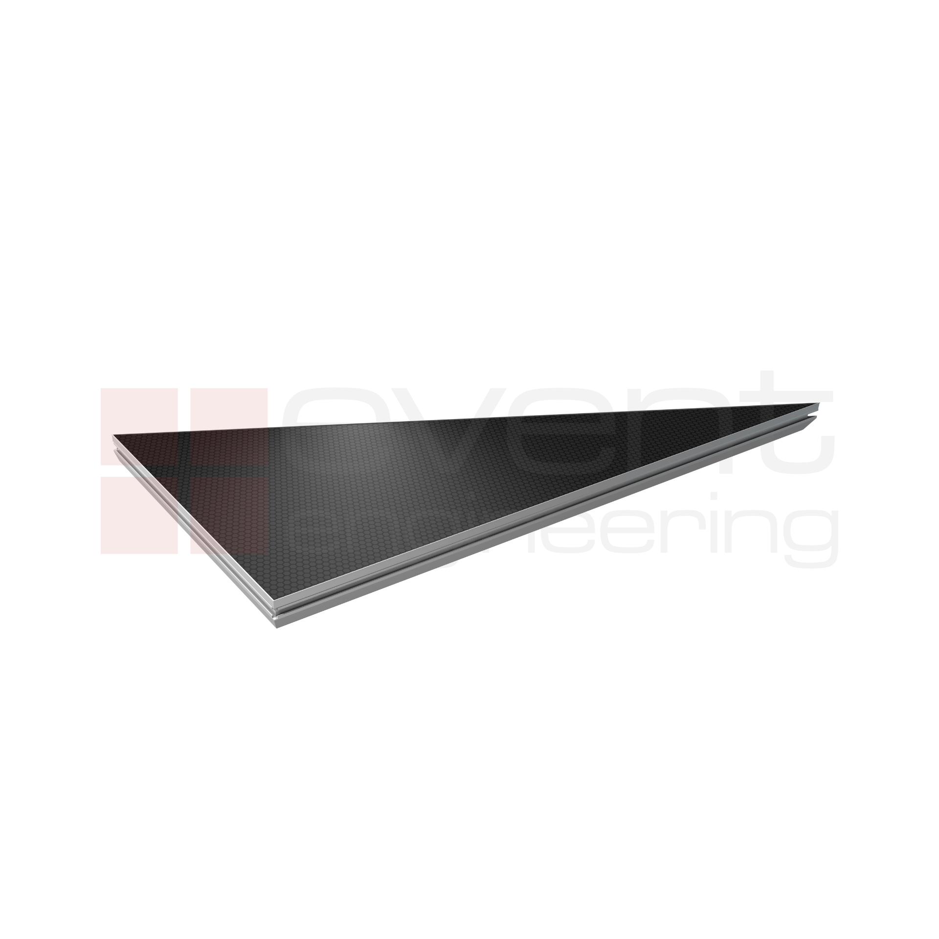 2M x 1M Global GT Stage Deck LEFT hand triangle HEX deck (no holes)